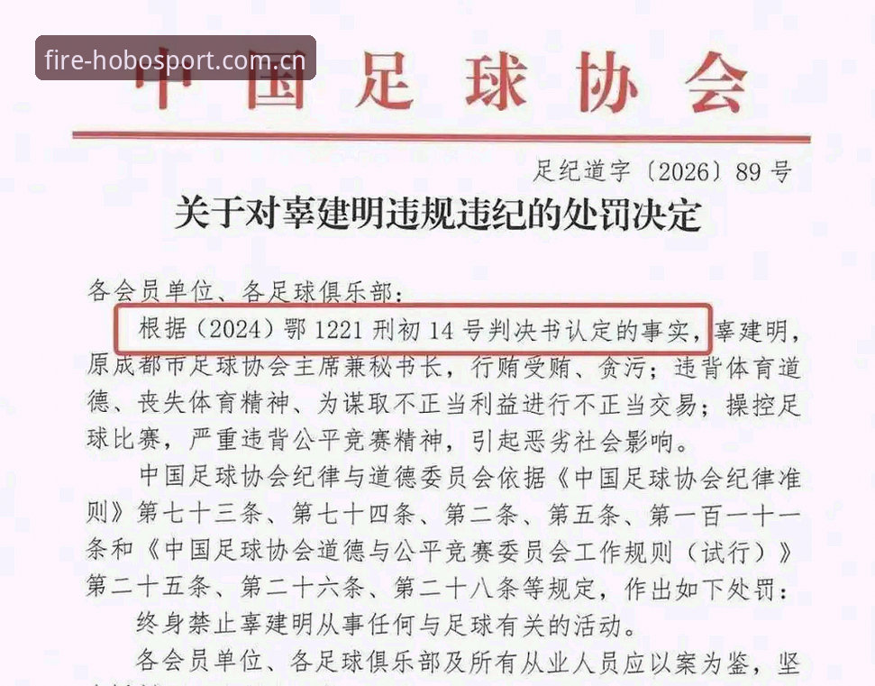 足协第三批禁足名单深度评测：火博体育平台视角下的足球反腐全景